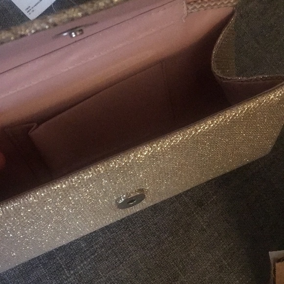 Gold sparkly handbag - Picture 2 of 3